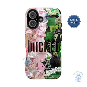 Wicked Phone Case, Wicked Movie Design iPhone, Gift for Fans