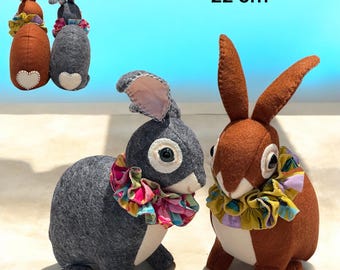 Häschenpaar, Pareja de conejos