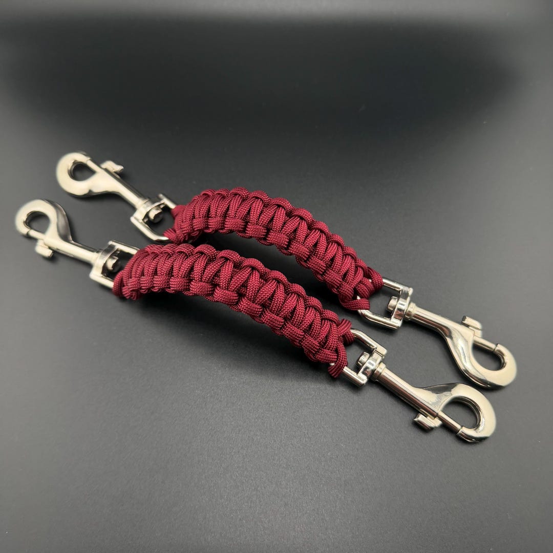 View of Dog Crate Handles - Custom Colour - Pair of Cobra Paracord Handles - Etsy