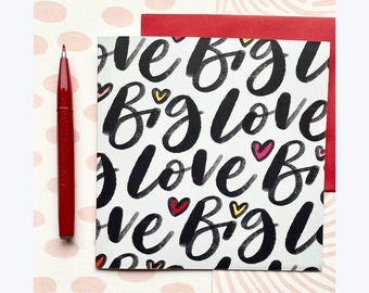 Big Love Anniversary Card