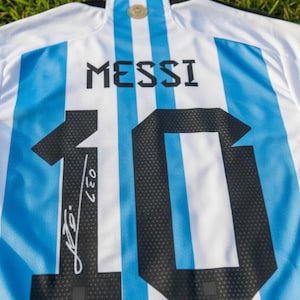 Messi signed shirt - Etsy 日本