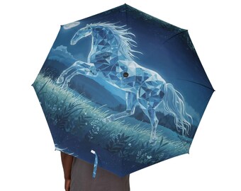 Dragon-Themed Foldable Umbrella | Portable Rain Gear, Outdoor Accessory, Gift for Outdoor Lovers, Unique Umbrella