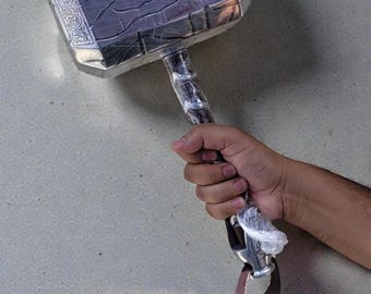Machtige Thor-hamer Mjölnir | Massief aluminium | Marvel-cosplayprop: