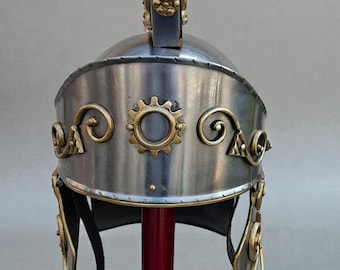 Elmo imperiale romano / Armatura da cavaliere antico / Costumi e decorazioni