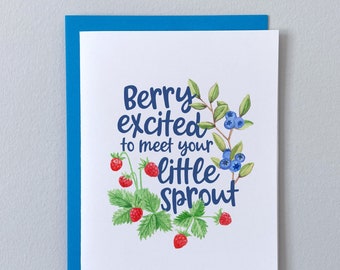 Berry Excited / Baby Card