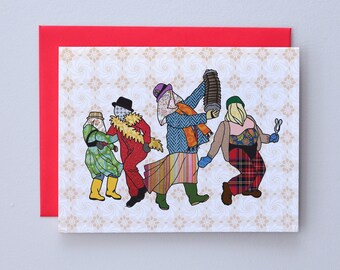 The Mummers' Parade / Newfoundland Christmas Card