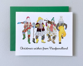 Christmas Wishes From Newfoundland / Greeting Card