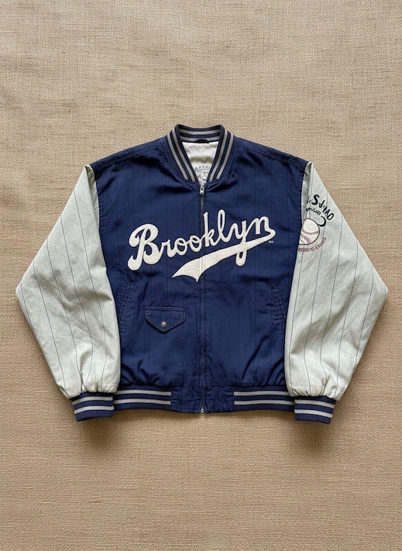 Vintage Brooklyn Dodgers 1955 World Series Reversible Bomber Vintage Brooklyn Dodgers 1955 World Series Reversible Bomber
