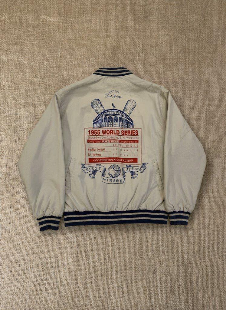 Vintage Brooklyn Dodgers 1955 World Series Reversible Bomber