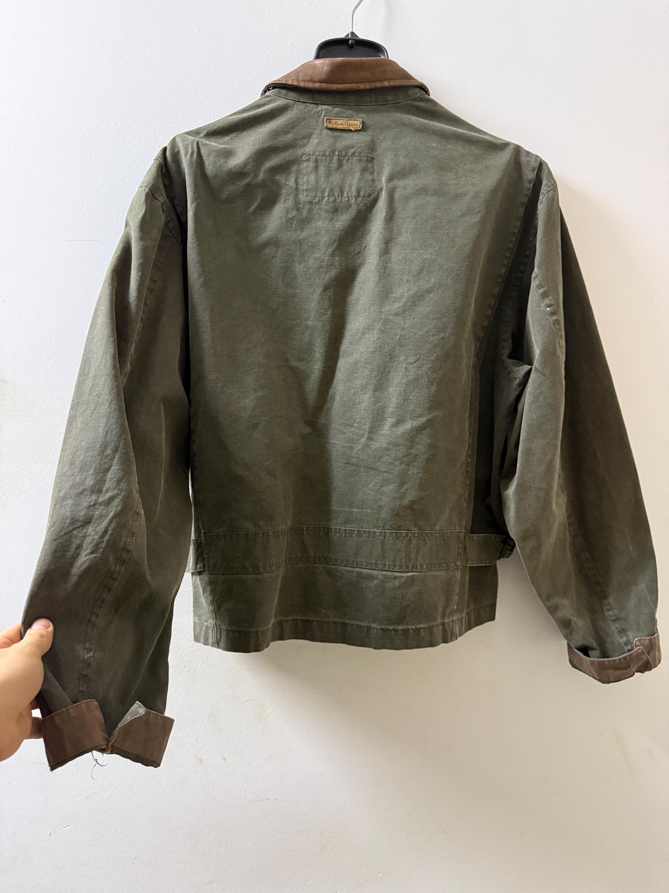 Marlboro Classics Country Jacket — Olive Green Vintage Zip-up - Etsy