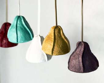 Moderne Beleuchtung für Kücheninsel, handgefertigtes hängendes Licht, organisches modernes Dekor, neues Zuhause Geschenk, minimalistische Wabi Sabi Möbel
