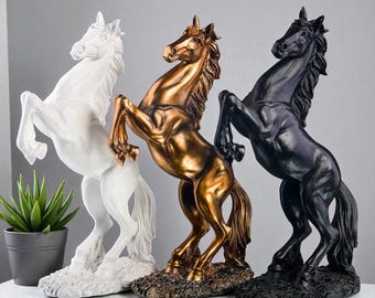 Figura de caballo de pasas, escultura moderna, decoración de lujo para el hogar, adorno de pasas, escultura elegante, regalo de inauguración