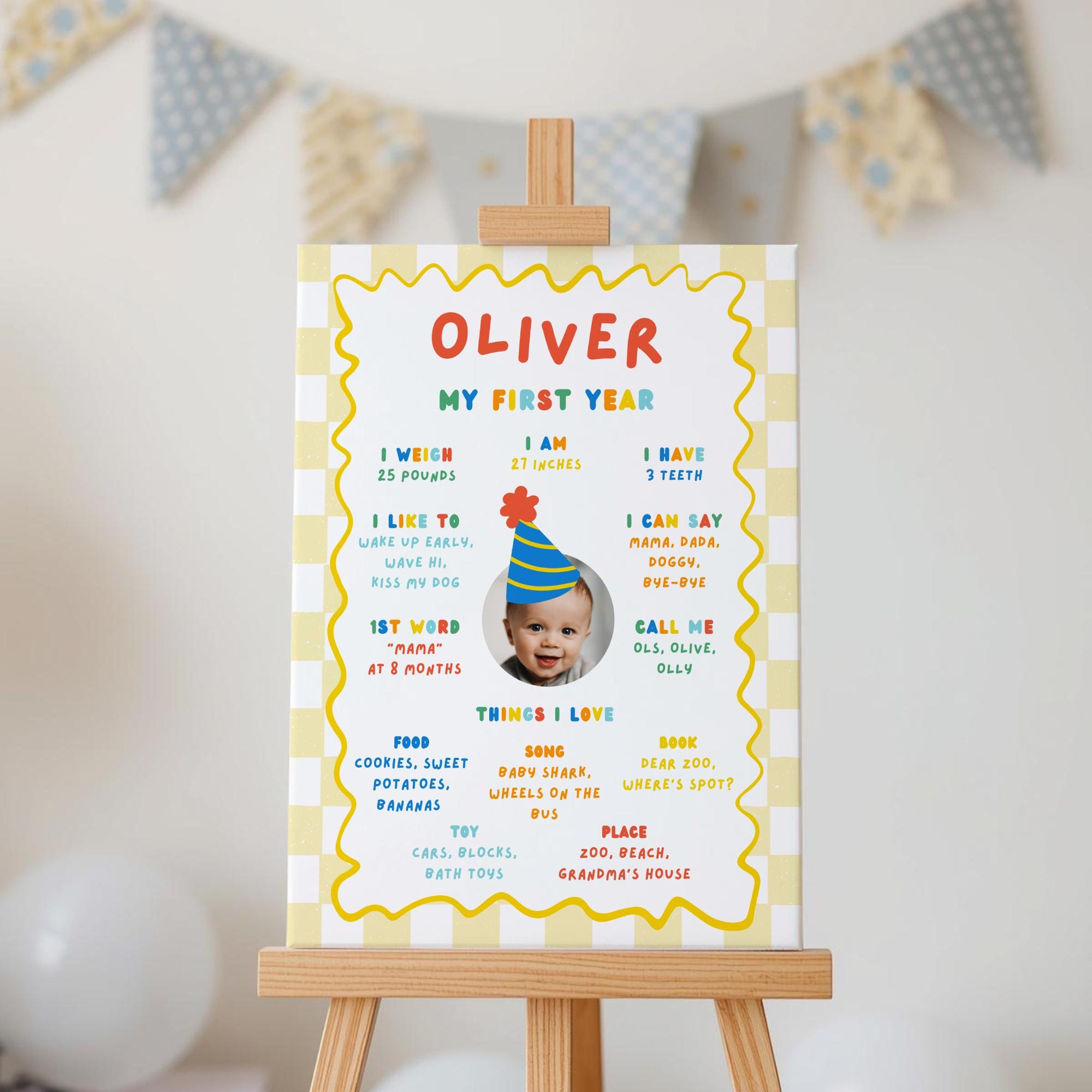 Blue Happy Birthday Banner Teme Birthday Party Supplies