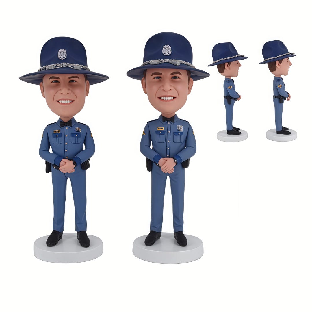 Custom Bobblehead For Male Police Officers