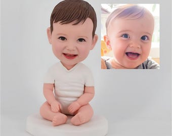 Figura personalizada de bebé recién nacido – Regalo de Navidad