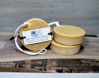 Hops and Honey Shampoo Bar ~ Soap on a Rope