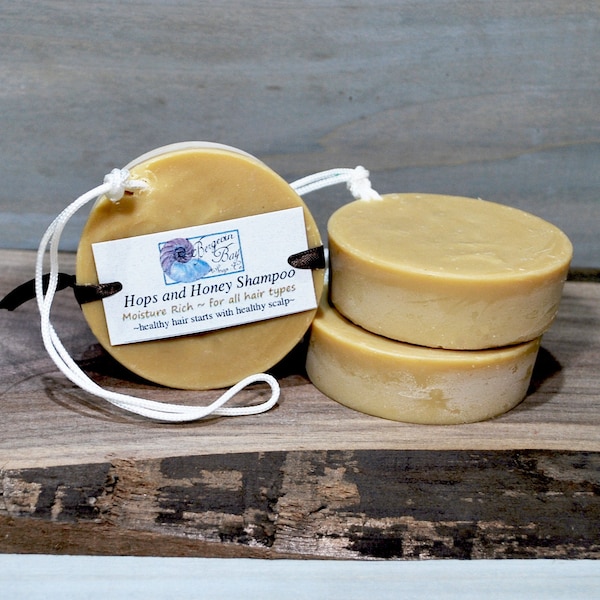 Hops and Honey Shampoo Bar ~ Soap on a Rope