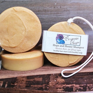 Hops and Honey Shampoo Bar ~ Soap on a Rope