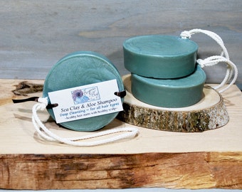 Sea Clay and Aloe Shampoo Bar