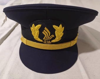 Cappello in stile equipaggio di linea aerea / Cappellino ispirato agli assistenti di volo vintage