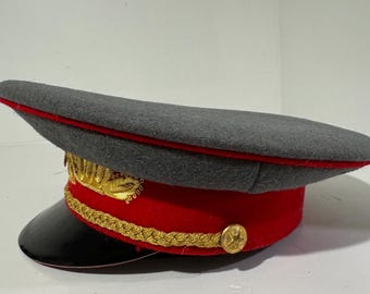 ソ連余剰バイザーハット ソ連軍 新品 キャップ 将校用野戦用 飼料