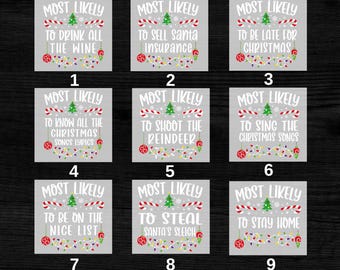 Most Likely to Christmas Dtf, Christmas Dtf, Family Christmas Dtf, Christmas Dtf Printing, Xmas Heat Transfer, Direct to Film,Ready to Press
