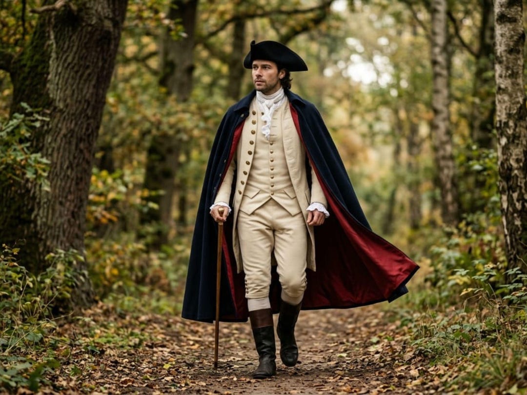 18th Century Colonial Cloak Coat | Tricorn Vintage Costume ...