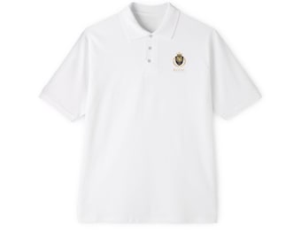 ROYAL Embroidered Crest Logo Polo