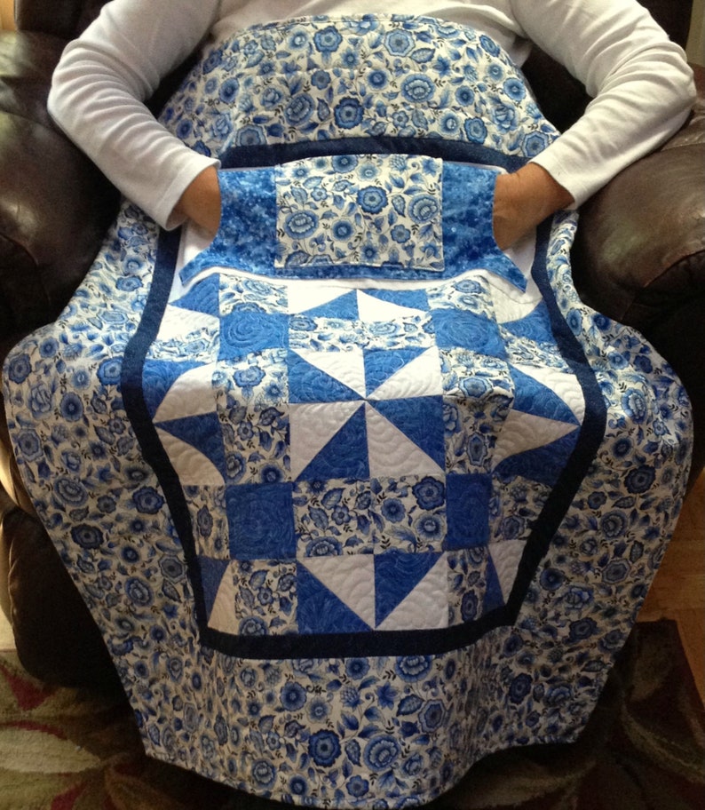 Pattern for lovie Lap Quilt With Pockets Etsy