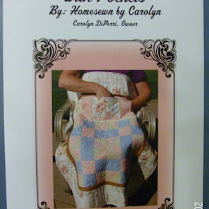 Patroon voor &quot;Lovie Lap Quilt&quot; met zakken, instructies voor rolstoelquilt