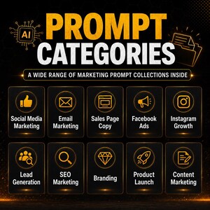 1000+ Marketing Prompts Bundle, AI Business Prompt Toolkit, Sales Copywriting image 2