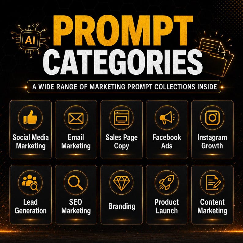 1000+ Marketing Prompts Bundle, AI Business Prompt Toolkit, Sales Copywriting image 2