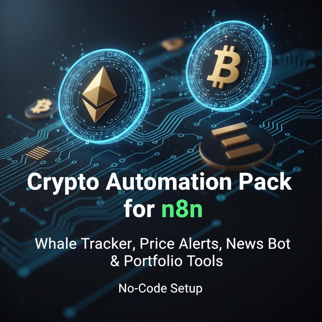 N8n Crypto Automation Toolkit | Whale Tracker, Price Alerts (digital  Download) - Etsy UK