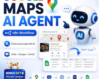 Google Maps AI Lead Generator • Business Data Scraper