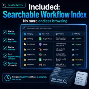 10,000+ n8n Workflows Mega Library, AI Automation Templates (Digital Download) image 11