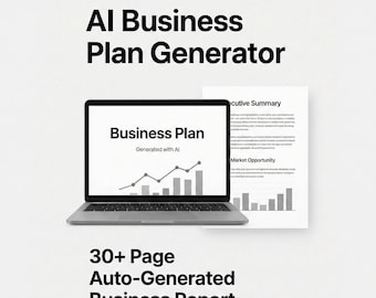 AI Business Plan Generator | Auto-Generated 30+ Page Report (PDF & DOCX)