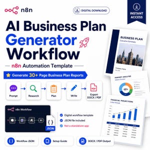 AI-bedrijfsplangenerator | Automatisch gegenereerd rapport met meer dan 30 pagina's (pdf, docx) afbeelding 10