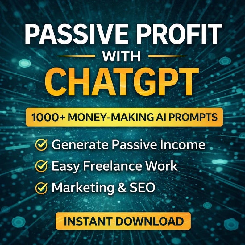 AI Chatgpt Prompts Mega Bundle | Money Making, Marketing, SEO Mega Pack ...