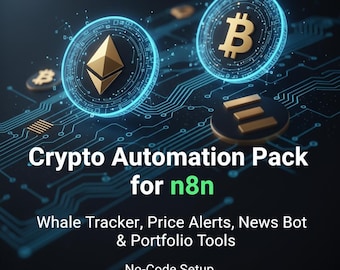 Crypto Power Tools for n8n | Whale Movements, Price Triggers & Real-Time News Automations