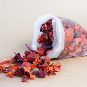 Mixed Dried Herbs Orange Colour Potpourri Natural Home Decor (Pack of 200g)