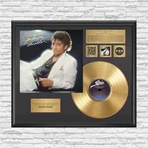 Michael Jackson Gold Record - Etsy