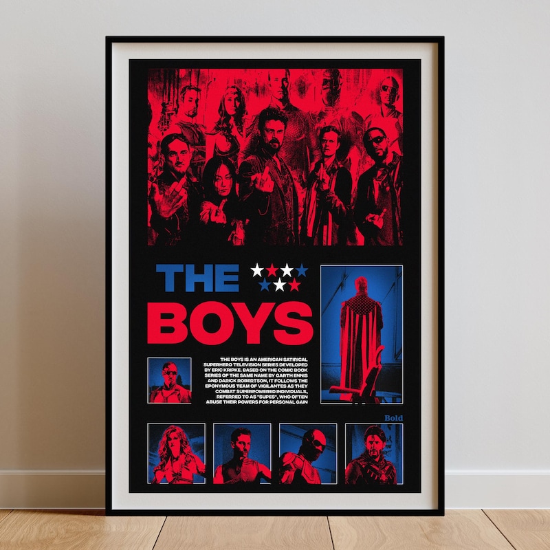 The Boys Tv Series Poster - Etsy