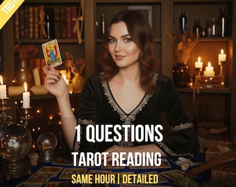 Same Hour 1 Question Tarot Reading, Intuitive Psychic Guidance