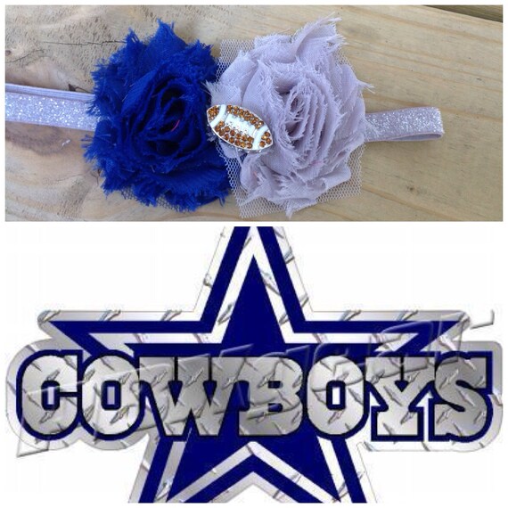 Items similar to Cowboys football headband Dallas cowboys on Etsy