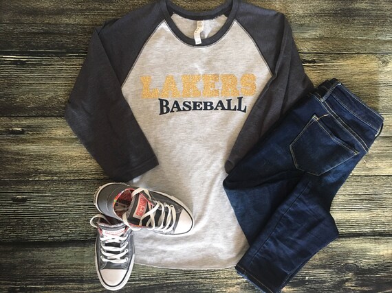 lakers baseball tee