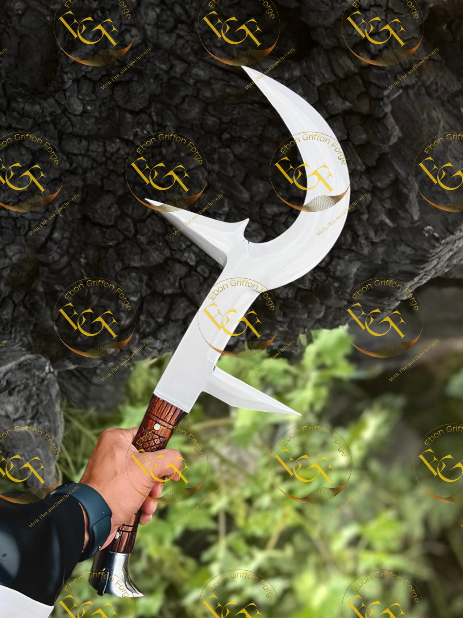 Handmade Hunga Munga Knife Replica | African Tribal Weapon Collectible ...