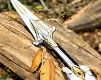 Spear of Leonidas Replica | Assassin’s Creed Inspired Full-Size Metal Cosplay Prop | Gamer Collectible Gift for Him
