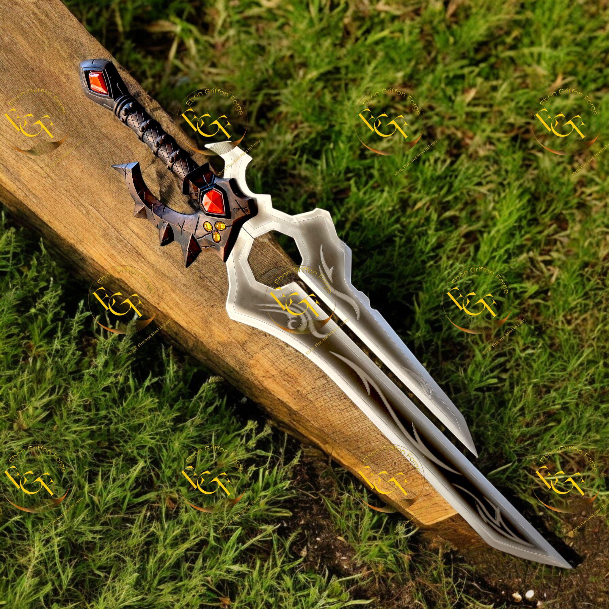 World of Warcraft レプリカ 剣 Shalamayne Sword Replica • Full Metal Wow Cosplay Prop Set - Etsy