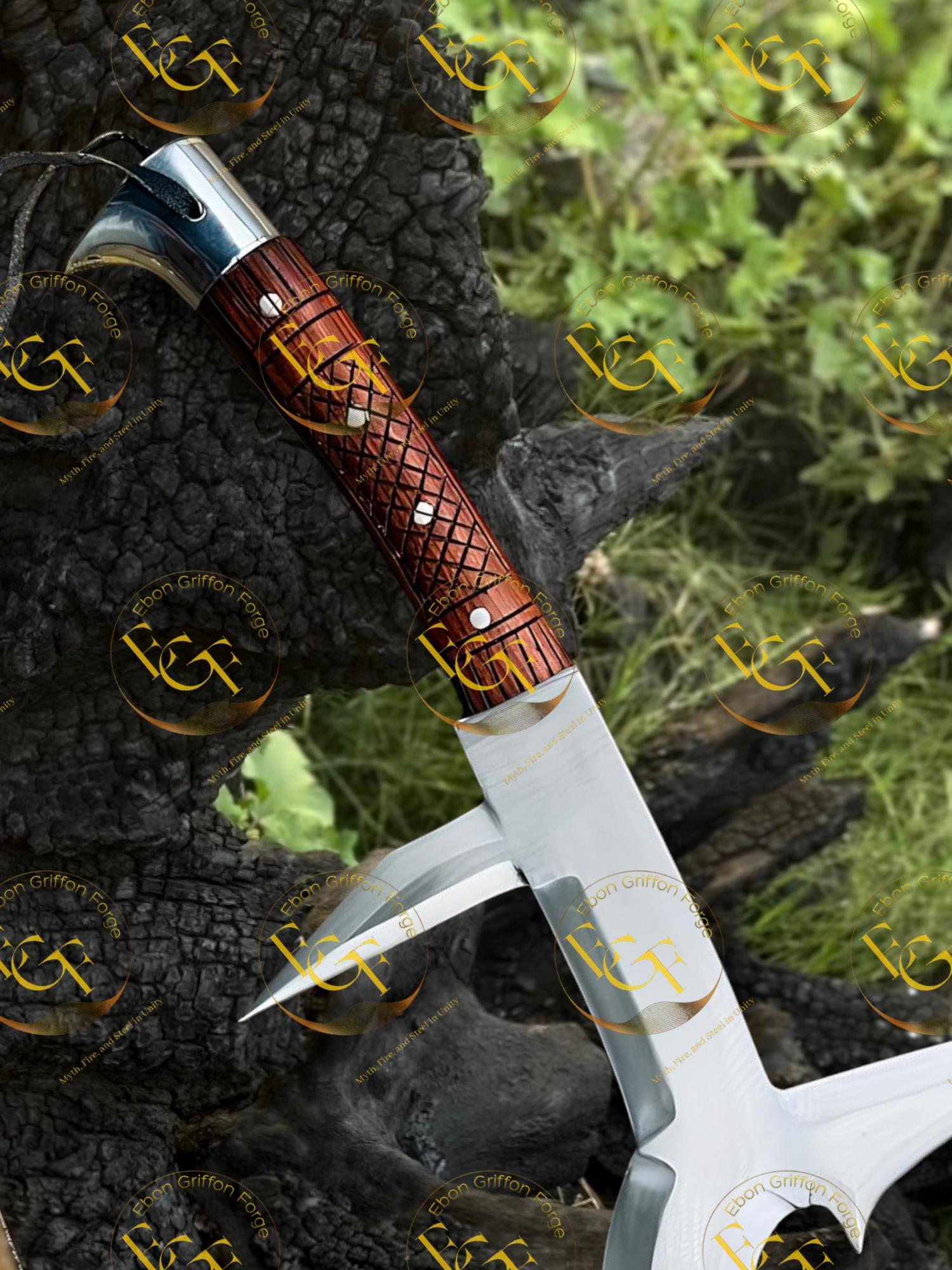Handmade Hunga Munga Knife Replica | African Tribal Weapon Collectible ...