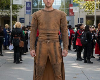 Mandalorian Inspired Handmade Boba Fett Cosplay Costume - Star Wars Inspired Tunic